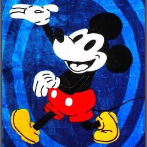 Disney Mickey Mouse Soft Throw Fleece Blanket